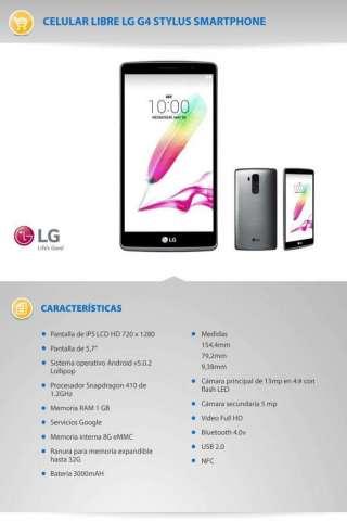 LG G4 Stylus Libre C/accesorios LG G4 Stylus Libre C/accesorios