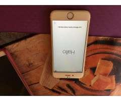 iPhone 6S 64gb gold. Desbloqueado y protector de vidrio templado y funda rígida con tarjetero