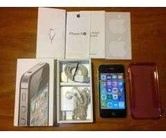 Iphone 4S, 16GB, Libre de Fábrica, Completo en Caja con todos los accesorios originales