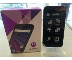 Motorola G3 de 16gb Nuevos. Acepto Celular Y Plata. Consultar Precio de Contado.