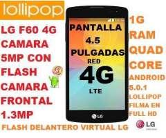 VENDO LG F60 RED 4G LTE 1G RAM QUADCORE CAMARA 5M C&#x5c; FLASH, FRONAL1.3m PANTALLA 4,5PULGADAS HD 