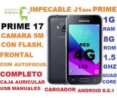 VENDO IMPECABLE SAMSUNG J1MINI PRIME 4G LTE2017 1G RAM QUAD CORE 8G MEMO CAMARA 5M FLASH,FRONTAL C&#