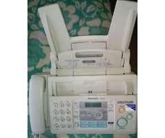 telefono fax marca panasonic con facsimil de papel comun con funcion de copiadora