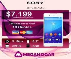 SONY XPERIA Z3 plus 32GB &#x21; HASTA 18 CUOTAS &#x21; EN LOCAL COMERCIAL&#x21; CON GARANTIA &#x21;