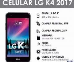 Lg K4 2017. 4glte, Nuevos con Garantía