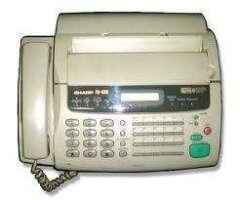 Tel Fax SHARP FO 455 con contestador varios boxes digital mil funciones falta limpiar lente