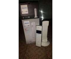 VENDO&#x21; TELEFONO FIJO INALAMBRICO PHILIPS CON PANTALLA, NUEVO EN CAJA &#x24;1300, SOLO WHATSAPP
