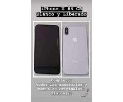 iPhone X 64Gb Blanco Libre
