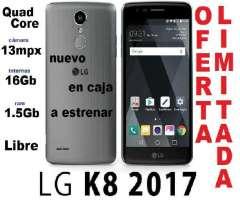 celular LG K8 Nuevo a Estrenar  Quad Core  16GB 13mpx