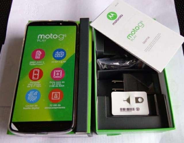 Moto G6 Play
pantalla de 5,7
32gb Intern Moto G6 Play
pantalla de 5,7
32gb Intern