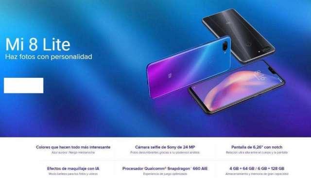 Xiaomi Mi 8 Lite 64gb Original Caja Sellada Xiaomi Mi 8 Lite 64gb Original Caja Sellada