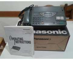 Telefono y Fax Panasonic modelo KXF700
