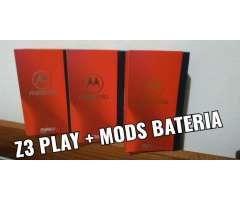 Motorola Z3 Play con Mod de Batería.