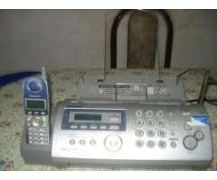 Fax Con Telefono Inhalambrico Panasonic Kxfg2853ag Impecabl